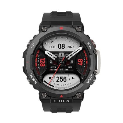 Amazfit T-Rex 2 Premium Multisport GPS Sports Watch, Real-time Navigation, Strength Exercise, 150+ Sports Modes&10 ATM Waterproof, Heart Rate, SpO2 Monitoring and 24-day Long